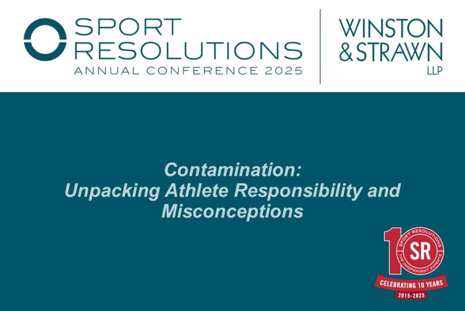 Contamination: Unpacking Athlete Responsibility and Misconceptions