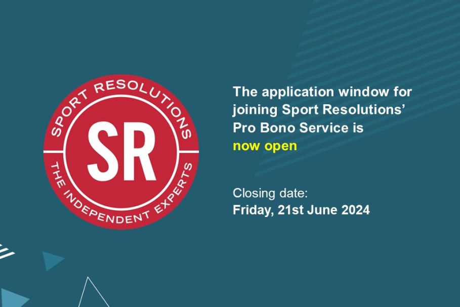 Sport Resolutions Pro Bono Service 
