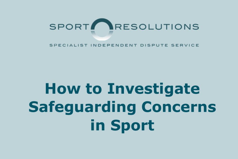 SEMINAR | How to Investigate Safeguarding Concerns in Sport