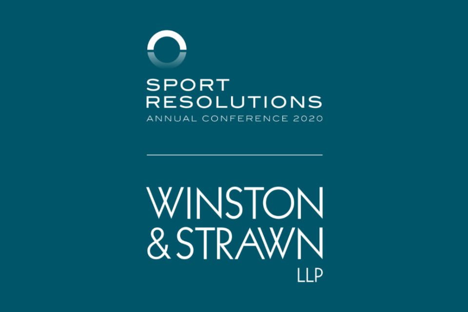 Sport Resolutions Annual Conference 2020 Sponsorship Announcement
