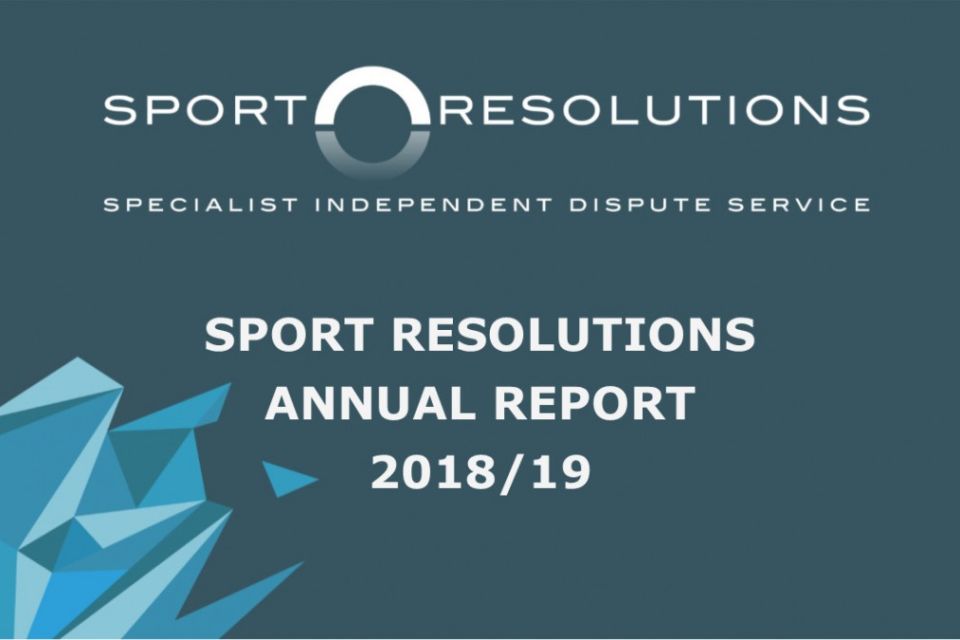 Sport Resolutions publishes 2018-19 Annual Report