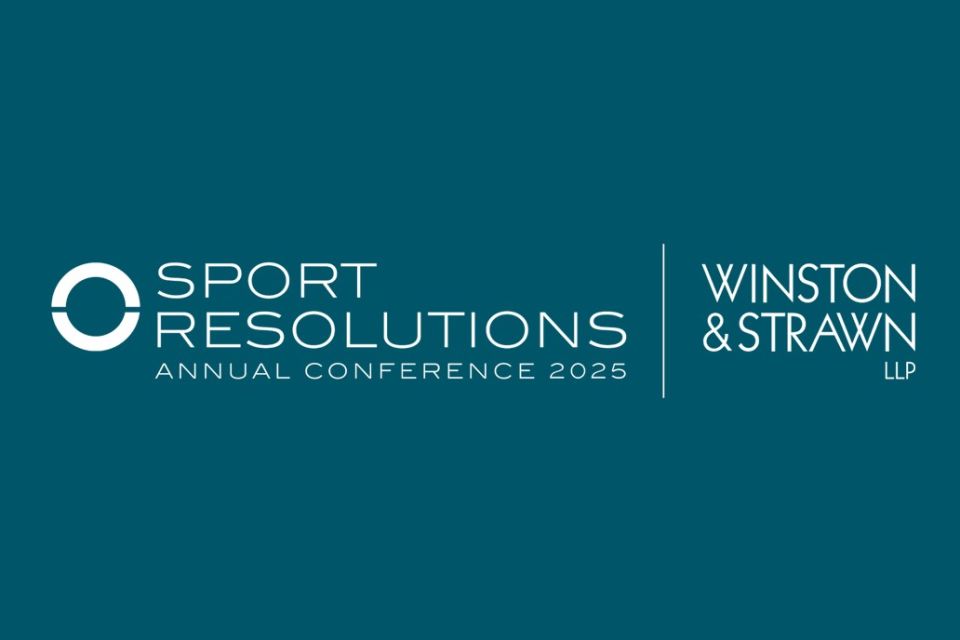 Winston & Strawn LLP to continue as naming rights sponsor for Sport Resolutions Annual Conference 2025