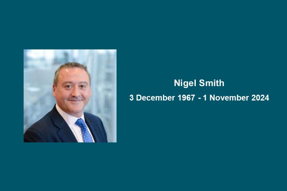 Nigel Paul Smith, 3rd December 1967 – 1st November 2024